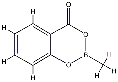 2-메틸-4H-1,3,2-벤조디옥사보린-4-온 구조식 이미지