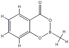 2-Methyl-4H-1,3,2-benzodioxaborin-4-one Structure