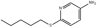 3-Pyridinamine,6-(pentylthio)-(9CI) Structure