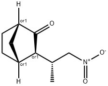 Bicyclo[2.2.1]heptan-2-one, 3-[(1R)-1-methyl-2-nitroethyl]-, (1S,3R,4R)-rel- (9CI) 구조식 이미지