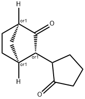 Bicyclo[2.2.1]heptan-2-one, 3-(2-oxocyclopentyl)-, (1R,3S,4S)-rel- (9CI) Structure