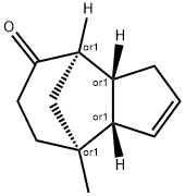 4,8-Methanoazulen-5(3H)-one,3a,4,6,7,8,8a-hexahydro-8-methyl-,(3aR,4R,8S,8aS)-rel-(9CI) Structure