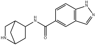 1H-Indazole-5-carboxamide,N-2-azabicyclo[2.2.1]hept-5-yl-(9CI) 구조식 이미지