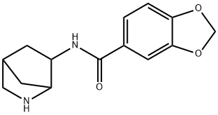 1,3-Benzodioxole-5-carboxamide,N-2-azabicyclo[2.2.1]hept-6-yl-(9CI) Structure