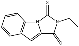 1H-Imidazo[1,5-a]indol-1-one,2-ethyl-2,3-dihydro-3-thioxo-(9CI) 구조식 이미지