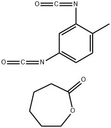 2-Oxepanone, polymer with 2,4-diisocyanato-1-methylbenzene Structure