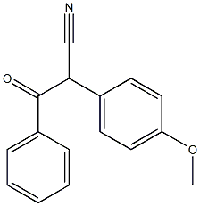 Benzenepropanenitrile, α-(4-methoxyphenyl)-β-oxo- 구조식 이미지