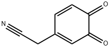 1,5-Cyclohexadiene-1-acetonitrile,3,4-dioxo-(9CI) Structure