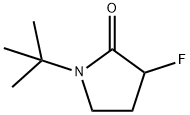 2-Pyrrolidinone,1-(1,1-dimethylethyl)-3-fluoro-(9CI) Structure