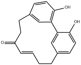 Alnusone 구조식 이미지