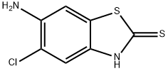 2(3H)-Benzothiazolethione,6-amino-5-chloro-(9CI) Structure
