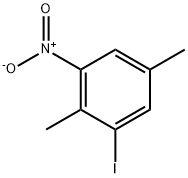 2-Iodo-6-nitro-1,4-xylene Structure