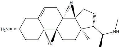 (20S)-20-메틸아미노-3β-아미노프레그인-5-엔 구조식 이미지