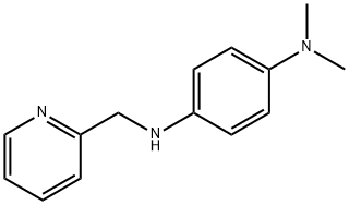 N,N-Dimethyl-N′-(2-pyridinylmethyl)-1,4-benzenediamine Structure