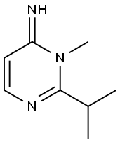 4(3H)-Pyrimidinimine,3-methyl-2-(1-methylethyl)-(9CI) Structure