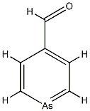 4-아르세닌카브알데하이드 구조식 이미지
