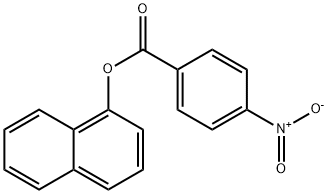 1-naphthyl 4-nitrobenzoate 구조식 이미지