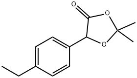 1,3-Dioxolan-4-one,5-(4-ethylphenyl)-2,2-dimethyl-(9CI) Structure