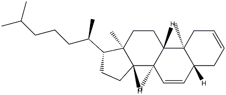 5α-Cholesta-2,6-diene Structure