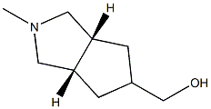 Cyclopenta[c]pyrrole-5-methanol, octahydro-2-methyl-, (3a-alpha-,5-ba-,6a-alpha-)- (9CI) Structure