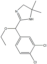 2-(3,4-Dichloro-α-ethoxybenzyl)-5,5-dimethyl-2-imidazoline Structure