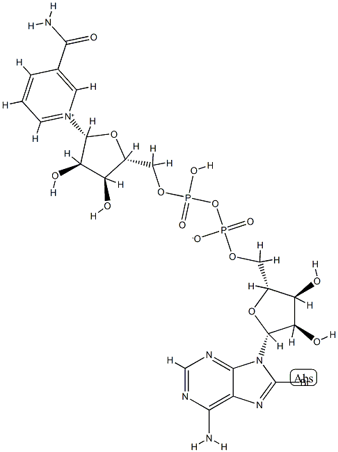 nicotinamide-8-bromoadenine dinucleotide Structure