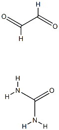 Urea, polymer with ethanedial Structure