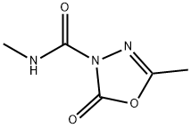 -delta-2-1,3,4-Oxadiazoline-4-carboxamide,  N,2-dimethyl-5-oxo-  (7CI,8CI) 구조식 이미지