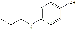 4-(propylamino)phenol 구조식 이미지