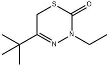 2H-1,3,4-Thiadiazin-2-one,5-(1,1-dimethylethyl)-3-ethyl-3,6-dihydro-(9CI) Structure