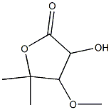 펜톤산,5-데옥시-4-C-메틸-3-O-메틸-,감마-락톤(9CI) 구조식 이미지