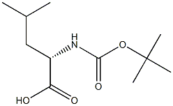 BOC-LEU-OH·H2O Structure