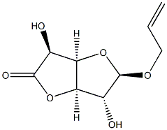 ba-D-Glucofuranosiduronic acid, 2-propenyl, gamma-lactone (9CI) Structure