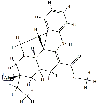 2,3-디데히드로-7-에틸-7α-히드록시-20,21-디노라스피도스페르미딘-3-카르복실산메틸에스테르 구조식 이미지