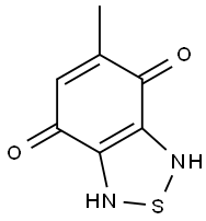 5-메틸-2,1,3-벤조티아디아졸-SIV-4,7-디올 구조식 이미지