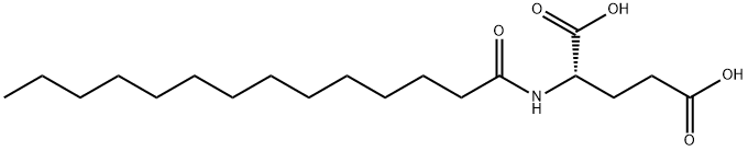 L-Glutamic acid,N-(1-oxotetradecyl)-(9CI) Structure