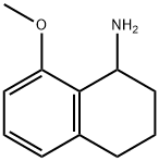 1-나프탈렌아민,1,2,3,4-테트라히드로-8-메톡시-(9CI) 구조식 이미지