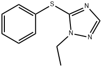 1H-1,2,4-Triazole,1-ethyl-5-(phenylthio)-(9CI) Structure