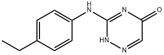 1,2,4-Triazin-5(2H)-one,3-[(4-ethylphenyl)amino]-(9CI) Structure