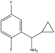 cyclopropyl(2,5-difluorophenyl)methanamine Structure