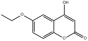 2H-1-Benzopyran-2-one,6-ethoxy-4-hydroxy-(9CI) 구조식 이미지