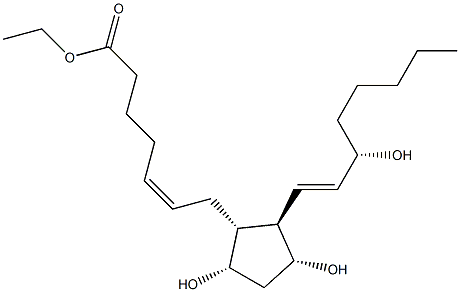 prostaglandin F2 ethyl ester Structure