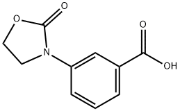 3-(2-oxo-3-oxazolidinyl)benzoic acid Structure