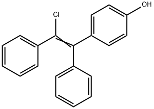 Des-N,N-diethylethanaMine 4-HydroxycloMiphene Structure