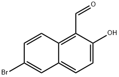 6-Bromo-2-hydroxy-1-naphthaldehyde Structure