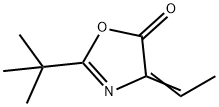 5(4H)-Oxazolone,2-(1,1-dimethylethyl)-4-ethylidene-(9CI) Structure