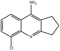 2,3-Dihydro-5-chloro-1H-cyclopenta[b]quinolin-9-amine Structure