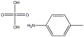 p-toluidine sulphate (1:1) Structure