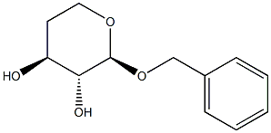 alpha-threo-Pentopyranoside, phenylmethyl 4-deoxy- (9CI) Structure