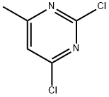 2,4-Dichloro-6-methylpyrimidine  구조식 이미지